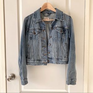 Levi’s Distressed Washed Denim Jacket